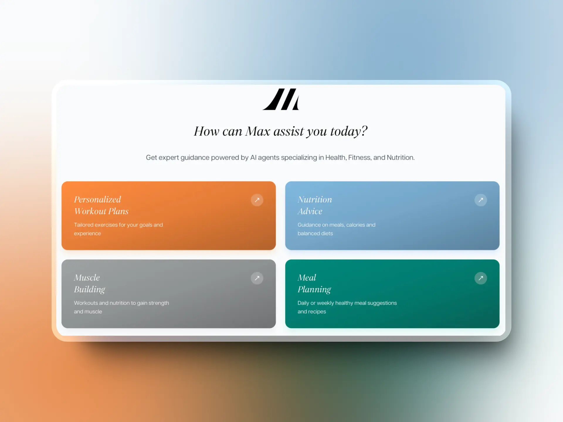 Maxiom.io - AI Chatbot for Performance and Longevity
